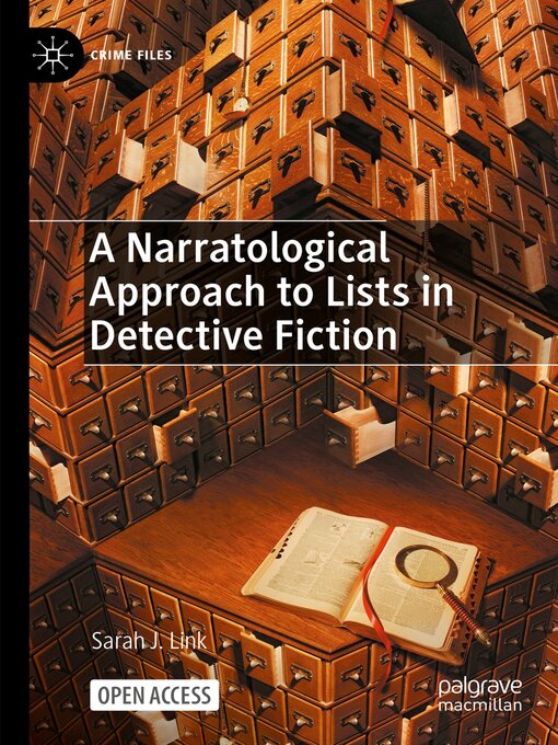 Title details for A Narratological Approach to Lists in Detective Fiction by Sarah J. Link - Wait list